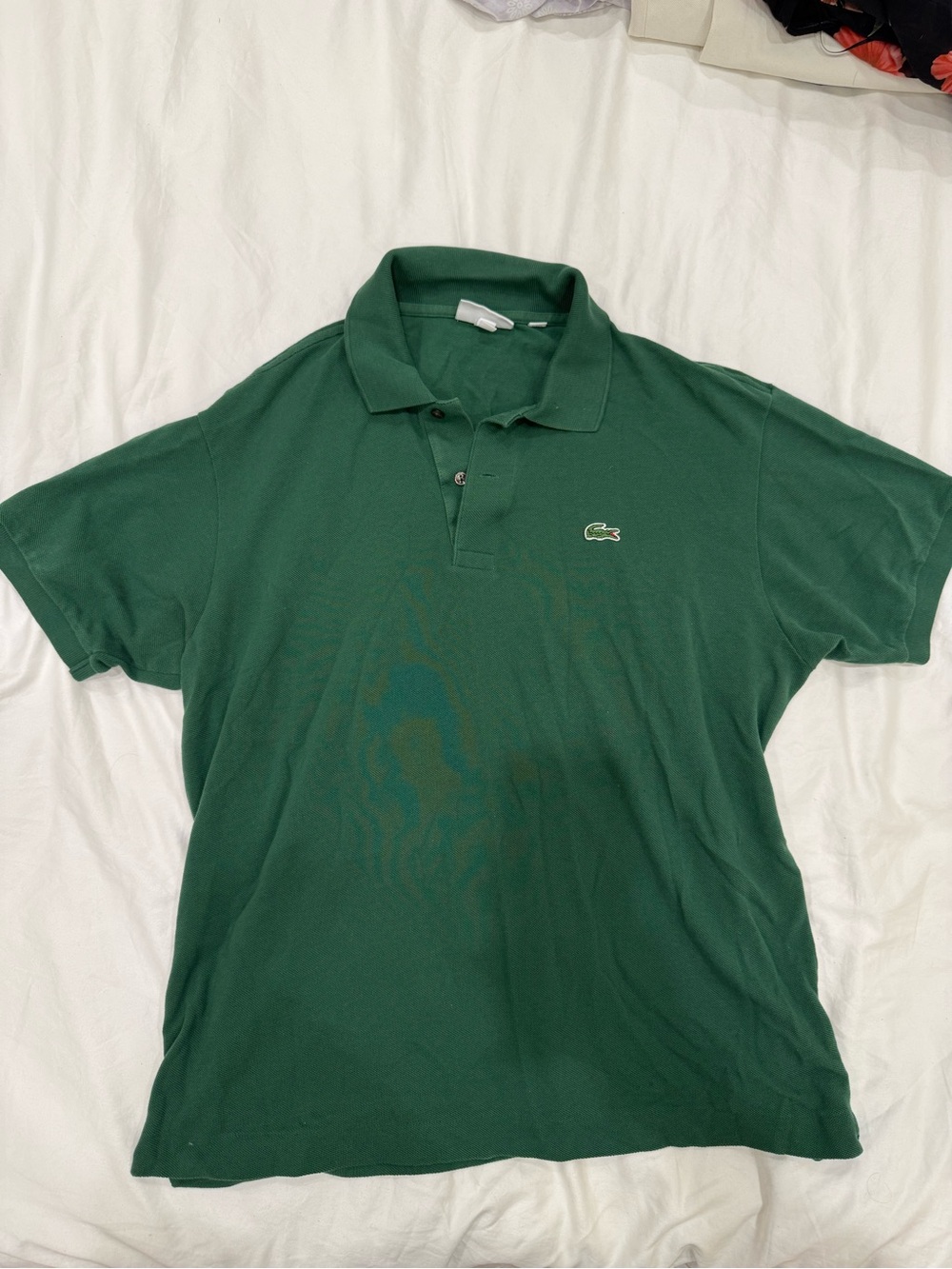 Lacoste Men's Forest Green Pique Polo